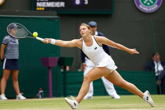 Jule Niemeier Tennis Wimbledon 2022 Grand Slam ITF ATP WTA AELTC London Great Britain 5 July 2022 Copyright: xJuergenxHasenkopfx