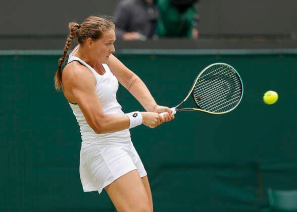 Jule Niemeier Tennis Wimbledon 2022 Grand Slam ITF ATP WTA AELTC London Great Britain 5 July 2022 Copyright: xJuergenxHasenkopfx