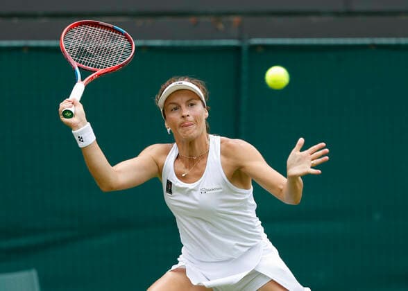 Tatjana Maria Tennis Wimbledon 2022 Grand Slam ITF ATP WTA AELTC London Great Britain 5 July 2022 Copyright: xJuergenxHasenkopfx