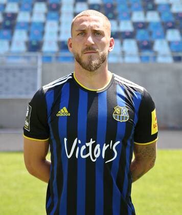 05 07 2022, xfkfnsx, football 3 league, 1 FC Saarbruecken photocall season 2022 23 emspor, v l Robin Scheu 1 FC Saarbruecken DFL DFB REGULATES PROHIBIT ANY USE OF PHOTOGRAPHS as IMAGE SEQUENCES and or QUASI VIDEO Saarbruecken