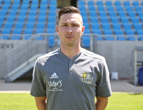 05 07 2022, xfkfnsx, football 3 league, 1 FC Saarbruecken photocall season 2022 23 emspor, v l athletic trainer Christoph Fuhr 1 FC Saarbruecken DFL DFB REGULATES PROHIBIT ANY USE OF PHOTOGRAPHS as IMAGE SEQUENCES and or QUASI VIDEO Saarbruecken