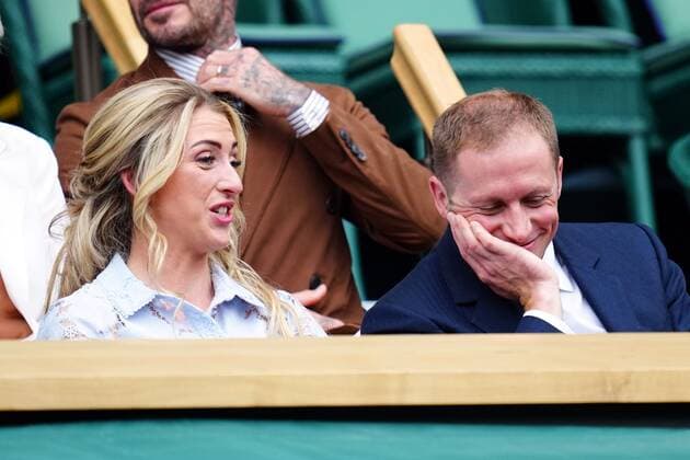 Mandatory Credit: Photo by Javier Garcia Shutterstock (13018042m) Laura Kenny and Jason Kenny in the Royal Box on Centre Court Wimbledon Tennis Championships, Day 10, The All England Lawn Tennis and Croquet Club, London, UK - 06 Jul 2022 Wimbledon Tennis Championships, Day 10, The All England Lawn Tennis and Croquet Club, London, UK - 06 Jul 2022  Copyright: xJavierxGarcia Shutterstockx 13018042m