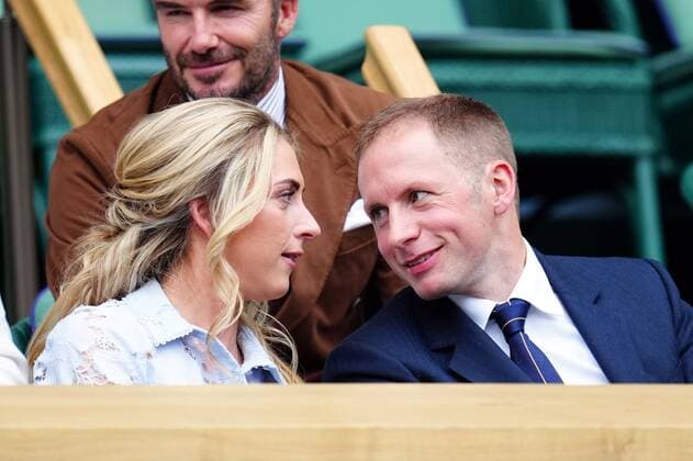 Mandatory Credit: Photo by Javier Garcia Shutterstock (13018042u) Laura Kenny and Jason Kenny in the Royal Box on Centre Court Wimbledon Tennis Championships, Day 10, The All England Lawn Tennis and Croquet Club, London, UK - 06 Jul 2022 Wimbledon Tennis Championships, Day 10, The All England Lawn Tennis and Croquet Club, London, UK - 06 Jul 2022  Copyright: xJavierxGarcia Shutterstockx 13018042u