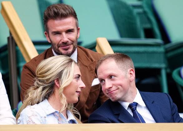 Mandatory Credit: Photo by Javier Garcia Shutterstock (13018042v) Laura Kenny and Jason Kenny in the Royal Box on Centre Court Wimbledon Tennis Championships, Day 10, The All England Lawn Tennis and Croquet Club, London, UK - 06 Jul 2022 Wimbledon Tennis Championships, Day 10, The All England Lawn Tennis and Croquet Club, London, UK - 06 Jul 2022  Copyright: xJavierxGarcia Shutterstockx 13018042v
