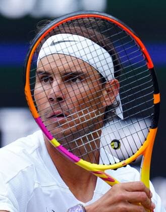 Mandatory Credit: Photo by Javier Garcia Shutterstock (13018042fa) Rafael Nadal during his quarter-final match Wimbledon Tennis Championships, Day 10, The All England Lawn Tennis and Croquet Club, London, UK - 06 Jul 2022 Wimbledon Tennis Championships, Day 10, The All England Lawn Tennis and Croquet Club, London, UK - 06 Jul 2022  Copyright: xJavierxGarcia Shutterstockx 13018042fa