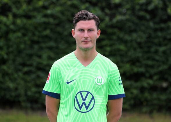 VfL Wolfsburg photo appointment Jonas Wind VfL Wolfsburg 06 07 2022, 1 BL, Porträttermin 2022 23, Wolfsburg