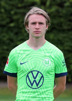 VfL Wolfsburg photo appointment Patrick Wimmer VfL Wolfsburg 06 07 2022, 1 BL, Porträttermin 2022 23, Wolfsburg