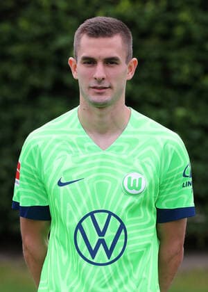 VfL Wolfsburg photo appointment Bartol Franjic VfL Wolfsburg 06 07 2022, 1 BL, portrait appointment 2022 23, Wolfsburg