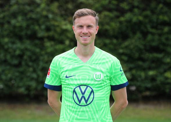 VfL Wolfsburg photo appointment Yannick Gerhardt VfL Wolfsburg 06 07 2022, 1 BL, portrait appointment 2022 23, Wolfsburg