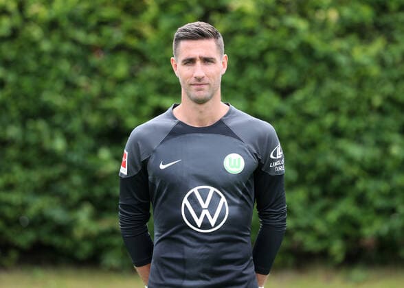 VfL Wolfsburg photo appointment goalkeeper Koen Casteels VfL Wolfsburg 06 07 2022, 1 BL, Porträttermin 2022 23, Wolfsburg