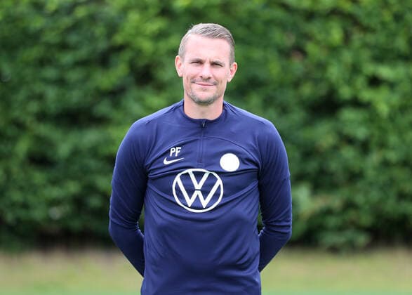 VfL Wolfsburg photo appointment goalkeeper coach Pascal Formann VfL Wolfsburg 06 07 2022, 1 BL, Porträttermin 2022 23, Wolfsburg