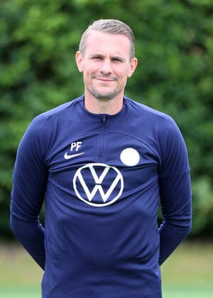 VfL Wolfsburg photo appointment goalkeeper coach Pascal Formann VfL Wolfsburg 06 07 2022, 1 BL, Porträttermin 2022 23, Wolfsburg