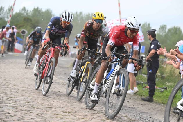 06-07-2022 Tour De France; Tappa 05 Lille - Arenberg; 2022, Arkea - Samsic; Quintana Rojas Nairo, Alexander; Pont Gibus; 