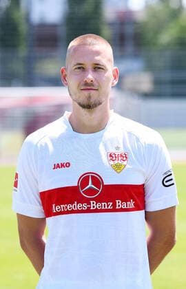 FUSSBALL 1 BUNDESLIGA SAISON 2022 2023 05 07 2022 photo opportunity at VfB Stuttgart on the training ground Waldemar Anton