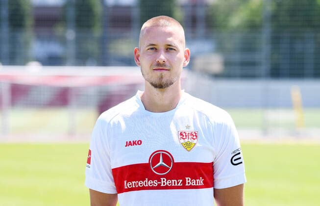 FUSSBALL 1 BUNDESLIGA SAISON 2022 2023 05 07 2022 photo opportunity at VfB Stuttgart on the training ground Waldemar Anton