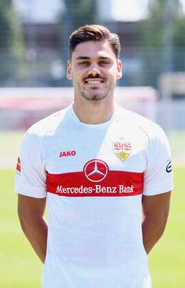 FOOTBALL 1 FEDERAL LEAGUE SEASON 2022 2023 05 07 2022 Photo session at VfB Stuttgart training ground Konstantinos Mavropanos