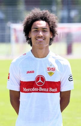 FUSSBALL 1 BUNDESLIGA SAISON 2022 2023 05 07 2022 Photo opportunity at VfB Stuttgart on the training ground Enzo Millot