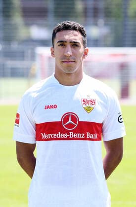 FUSSBALL 1 BUNDESLIGA SAISON 2022 2023 05 07 2022 Photo session at VfB Stuttgart training ground Tiago Tomas