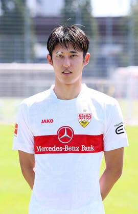 FOOTBALL 1 BUNDESLIGA SEASON 2022 2023 05 07 2022 Photo session at VfB Stuttgart training ground Hiroki Ito