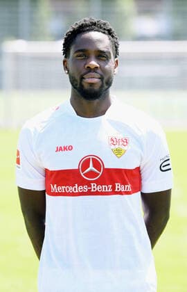 FUSSBALL 1 BUNDESLIGA SAISON 2022 2023 05 07 2022 Photo session at VfB Stuttgart training ground Orel Mangala