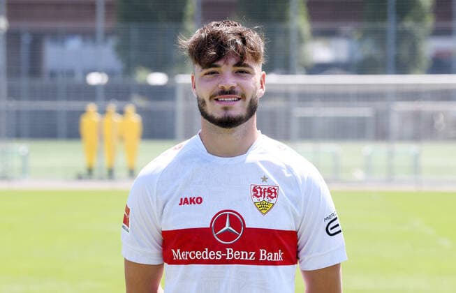FUSSBALL 1 BUNDESLIGA SAISON 2022 2023 05 07 2022 Photo opportunity at VfB Stuttgart on the training ground Lilian Egloff