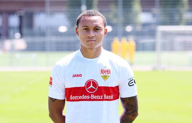 FOOTBALL 1 FEDERAL LEAGUE SEASON 2022 2023 05 07 2022 Photo session at VfB Stuttgart training ground Roberto Massimo