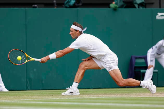 Rafael Nadal ESP Tennis Wimbledon 2022 Grand Slam ITF ATP WTA AELTC London Great Britain 6 July 2022 Copyright: xJuergenxHasenkopfx