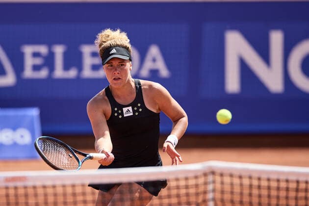 BÅSTAD 20220706 Leolia Jeajean under tennisturneringen Nordea Open i Bastad. BÅSTAD SVERIGE Tennis x11830x  Copyright: xAndersxBjurö TTx NORDEA OPEN 2022