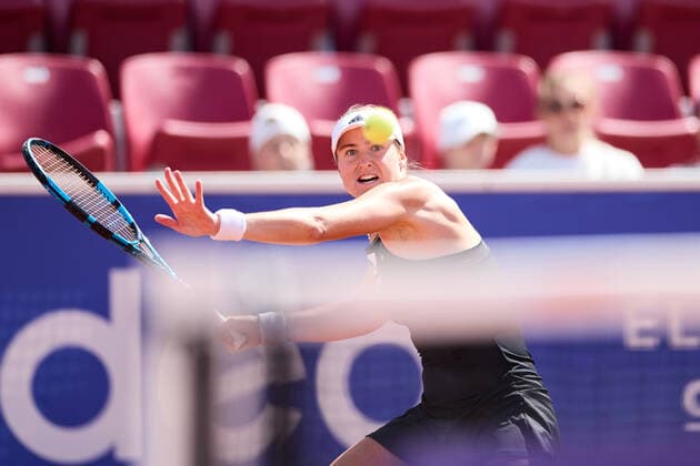 BÅSTAD 20220706 Rebecca Petersson, Sverige under tennisturneringen Nordea Open i Bastad. BÅSTAD SVERIGE Tennis x11830x  Copyright: xAndersxBjurö TTx NORDEA OPEN 2022