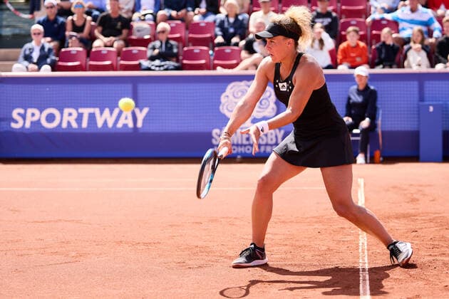 BÅSTAD 20220706 Leolia Jeajean under tennisturneringen Nordea Open i Bastad. BÅSTAD SVERIGE Tennis x11830x  Copyright: xAndersxBjurö TTx NORDEA OPEN 2022
