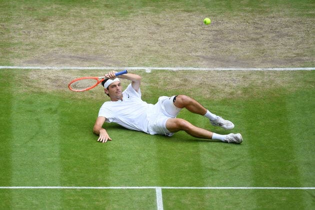 Taylor Fritz TENNIS : Wimbledon 2022 : 06 07 2022 AntoineCouvercelle Panoramic 