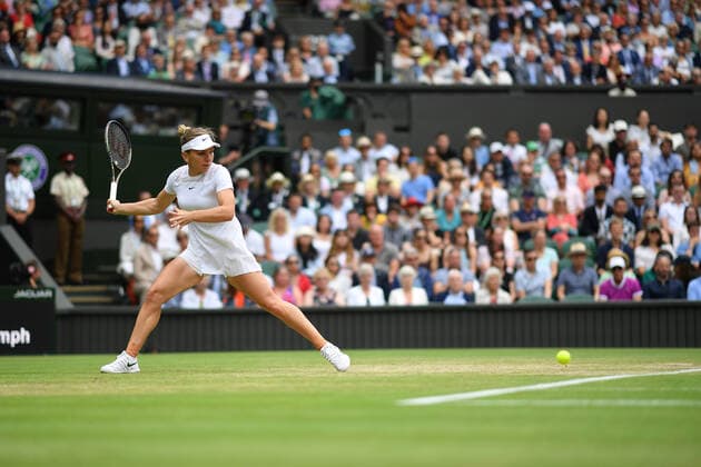 Simona Halep TENNIS : Wimbledon 2022 : 06 07 2022 AntoineCouvercelle Panoramic 