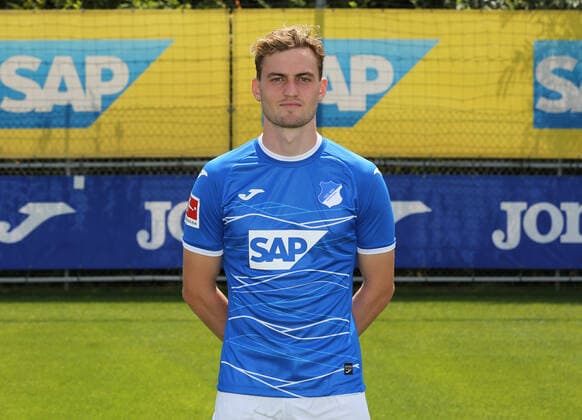 Jacob Bruun Larsen Hoffenh , TSG 1899 Hoffenheim Porträttermin TSG 1899 Hoffenheim 2022 2023 Zuzenhausen, GER, 06 07 2022 ,Football 1 Bundesliga 2021 2022 Editorial use only