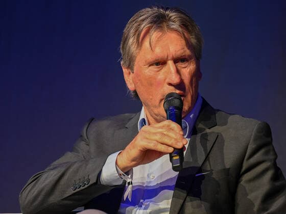 Manfred Kaltz interview Germany vs France, World Cup 1982, semi-final, football, night of Seville, 06 07 2022 Germany vs France, World Cup 1982, semi-final, legends evening, night of Seville, football, 40th anniversary, 06 07 2022 Dortmund Copyright: xEibner-Pressefotox EP_THR