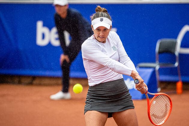 220707 Lauren Davis, USA, during day 4 of the WTA Nordea Open on July 7, 2022 in Bastad,  Copyright: CHRISTOFFERxBORGxMATTISSON BB220707CB029