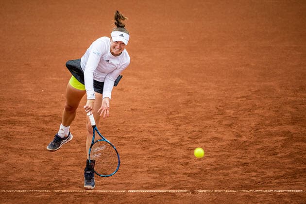 220707 Rebecca Peterson, Sweden, during day 4 of the WTA Nordea Open on July 7, 2022 in Bastad,  Copyright: CHRISTOFFERxBORGxMATTISSON BB220707CB041