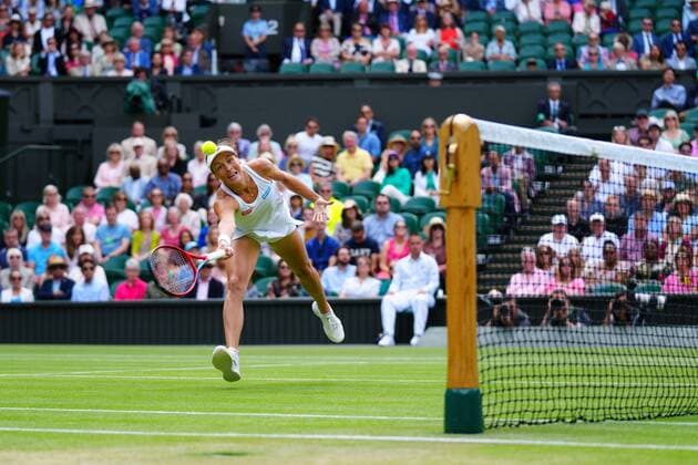 Tennis, Wimbledon, Day 11, Ons Jabeur - Tatjana Maria