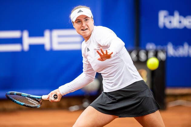 220707 Rebecca Peterson, Sweden, during day 4 of the WTA Nordea Open on July 7, 2022 in Bastad,  Copyright: CHRISTOFFERxBORGxMATTISSON BB220707CB054
