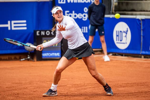 220707 Rebecca Peterson, Sweden, during day 4 of the WTA Nordea Open on July 7, 2022 in Bastad,  Copyright: CHRISTOFFERxBORGxMATTISSON BB220707CB057
