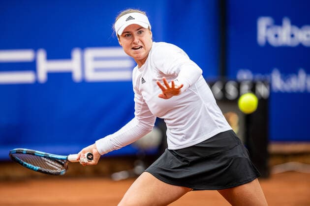 220707 Rebecca Peterson, Sweden, during day 4 of the WTA Nordea Open on July 7, 2022 in Bastad,  Copyright: CHRISTOFFERxBORGxMATTISSON BB220707CB069