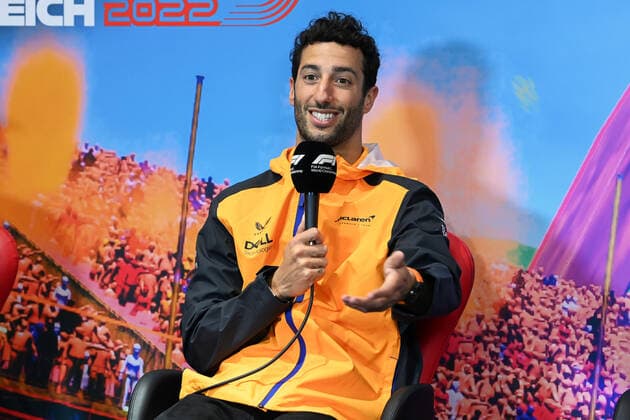 3 Daniel Ricciardo AUS, McLaren F1 Team , F1 Grand Prix of Austria at Red Bull Ring on July 7, 2022 in Spielberg, Austria Photo by Mark Sutton Motorsport Images DPPI via HOCH ZWEI Spielberg Austria