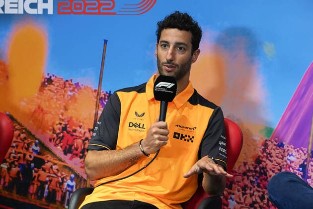 3 Daniel Ricciardo AUS, McLaren F1 Team , F1 Grand Prix of Austria at Red Bull Ring on July 7, 2022 in Spielberg, Austria Photo by Mark Sutton Motorsport Images DPPI via HOCH ZWEI Spielberg Austria