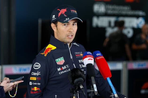 FORMULA 1 - GP of Austria 2022 SPIELBERG,AUSTRIA,07.JUL.22 - MOTORSPORTS, FORMULA 1 - Grand Prix of Austria, Red Bull Ring, preview. Image shows Sergio Perez (MEX Red Bull Racing).  GEPAxpictures xChristianxWalgram