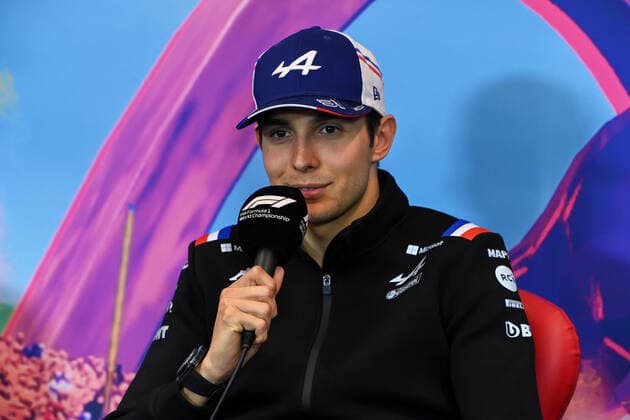 OCON Esteban (fra), Alpine F1 Team A522, portrait press conference, PK, Pressekonferenz during the Formula 1 Rolex Grosser Preis Von Osterreich 2022, 2022 Austrian Grand Prix, 11th round of the 2022 FIA Formula One World Championship, WM, Weltmeisterschaft from July 8 to 10, 2022 on the Red Bull Ring, in Spielberg, Austria - F1 - AUSTRIAN GRAND PRIX 2022 DPPI Panoramic GP2211_141004DSC_5368