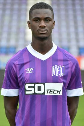 Soccer 3 Liga Porträttermin 2022 2023 VfL Osnabrück on 07 07 2022 at the Bremen Bridge in Osnabrück Maxwell Gyamfi Osnabrueck MT