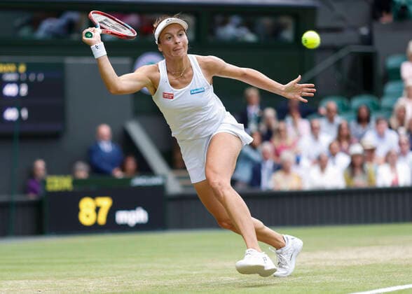 Tatjana Maria Tennis Wimbledon 2022 Grand Slam ITF ATP WTA AELTC London Great Britain 7 July 2022 Copyright: xJuergenxHasenkopfx