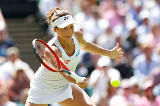 Tatjana Maria Tennis Wimbledon 2022 Grand Slam ITF ATP WTA AELTC London Great Britain 7 July 2022 Copyright: xJuergenxHasenkopfx
