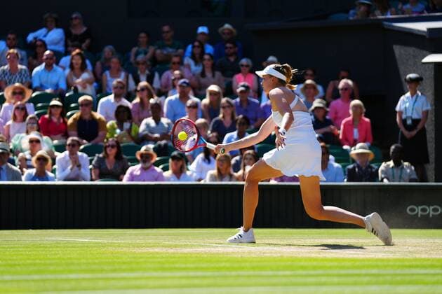 Tennis, Wimbledon, Semifinals, Yelena Rybakina - Simona Halep