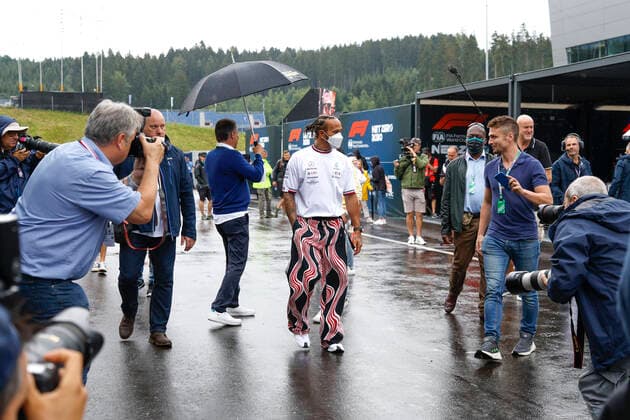 44 Lewis Hamilton GBR, Mercedes AMG Petronas F1 Team , F1 Grand Prix of Austria at Red Bull Ring on July 7, 2022 in Spielberg, Austria Photo by HOCH ZWEI Spielberg Austria