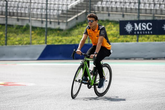 4 Lando Norris GBR, McLaren F1 Team , F1 Grand Prix of Austria at Red Bull Ring on July 7, 2022 in Spielberg, Austria Photo by HOCH ZWEI Spielberg Austria